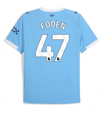Manchester City Phil Foden #47 Primera Equipación 2025-26 Manga Corta